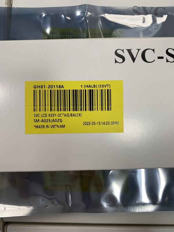 Επεξεργασία οθόνης LCD υψηλής ποιότητας για  A02S 100% Original New Service Pack LCDS  A025 οθόνη τηλεφώνου