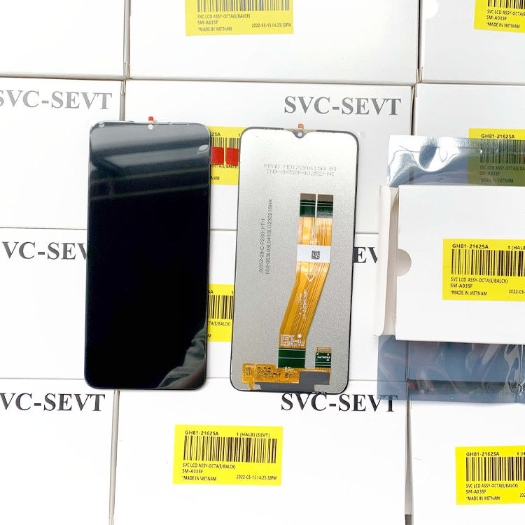 Χονδρική αντικατάσταση οθόνης LCD τηλεφώνου για  A03 100% πρωτότυπη δοκιμασμένη οθόνη κινητού τηλεφώνου A035 υψηλής ποιότητας Pantalla
