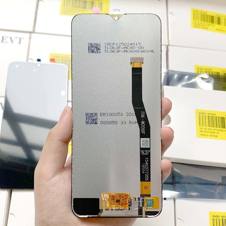 Εμπορικό εμπόρευμα M20 LCD Pantalla Για SAMAUNG M20 Εικονική οθόνη αφής κινητού τηλεφώνου  M205 100% Original New Service Pack LCDS