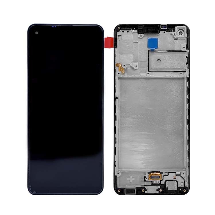 A21S LCD lcd με πλαίσιο Για  A21S Αρχικό νέο πακέτο εξυπηρέτησης LCDS  A217 Εικονική οθόνη οθόνης Pantalla