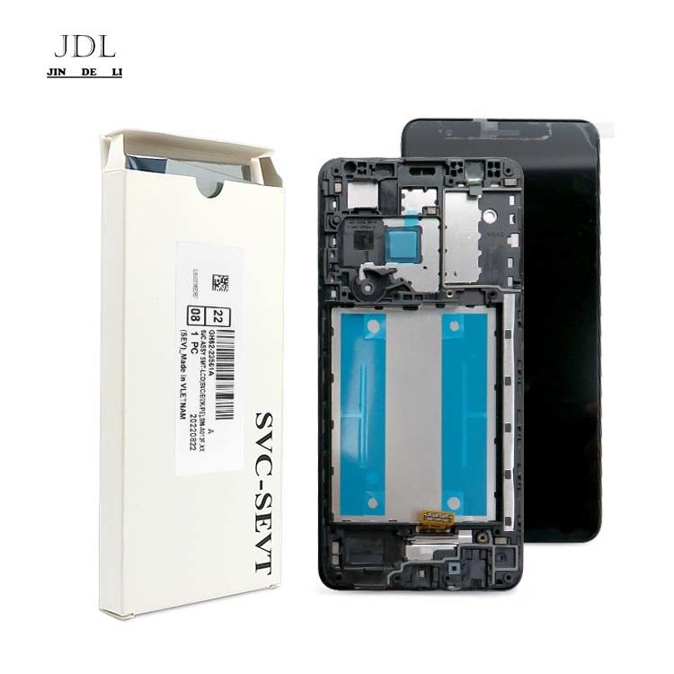 Εικονική οθόνη LCD με πλαίσιο για  A013 Original Service Pack LCDS  A01 Core Εικονική οθόνη κινητού τηλεφώνου
