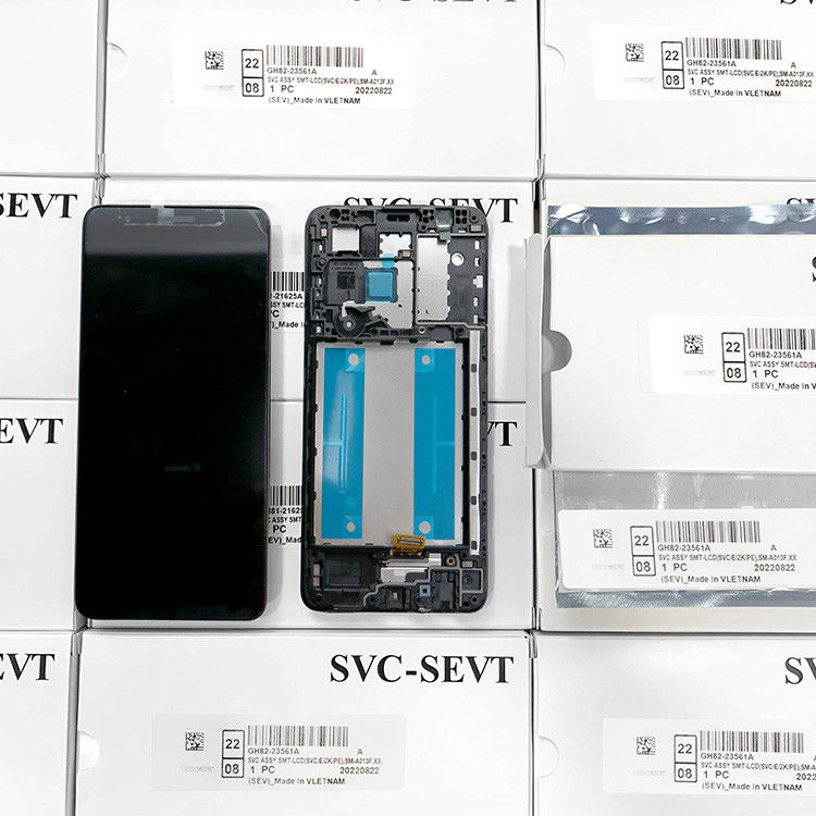 Εικονική οθόνη LCD με πλαίσιο για  A013 Original Service Pack LCDS  A01 Core Εικονική οθόνη κινητού τηλεφώνου