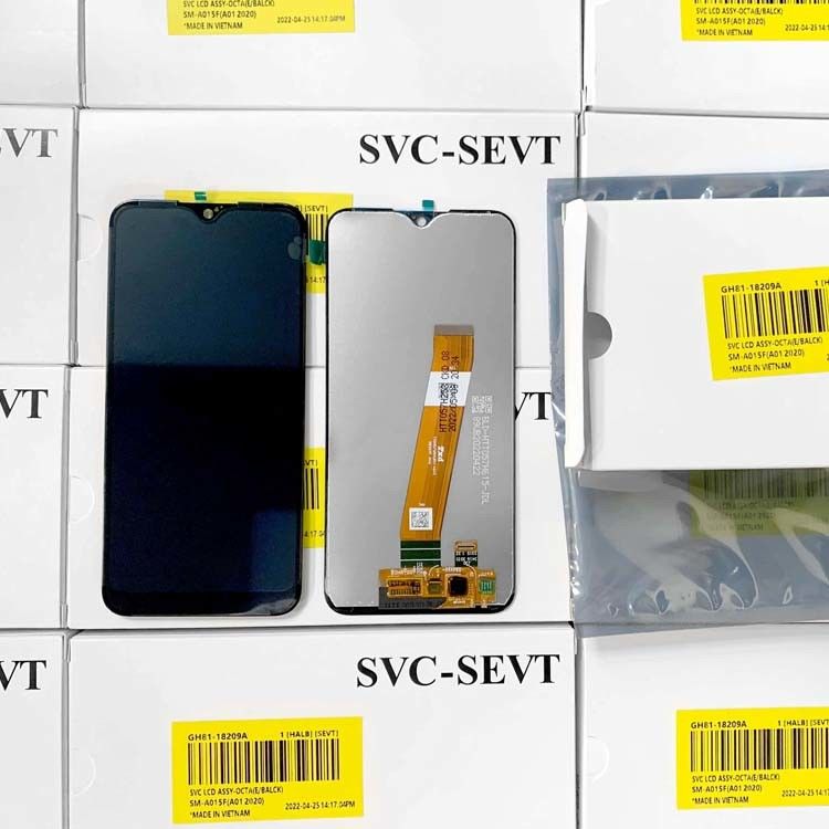 A01 LCD lcd Για  A01 Wholesale Αρχική οθόνη κινητού τηλεφώνου οθόνης Pantalla  A105 Service Pack LCDS Touch