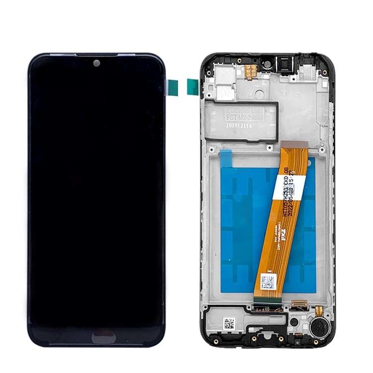A01 LCD οθόνη οθόνη με πλαίσιο για  A01 Wholesale Service Pack LCDS  A105 Original Phone Pantalla