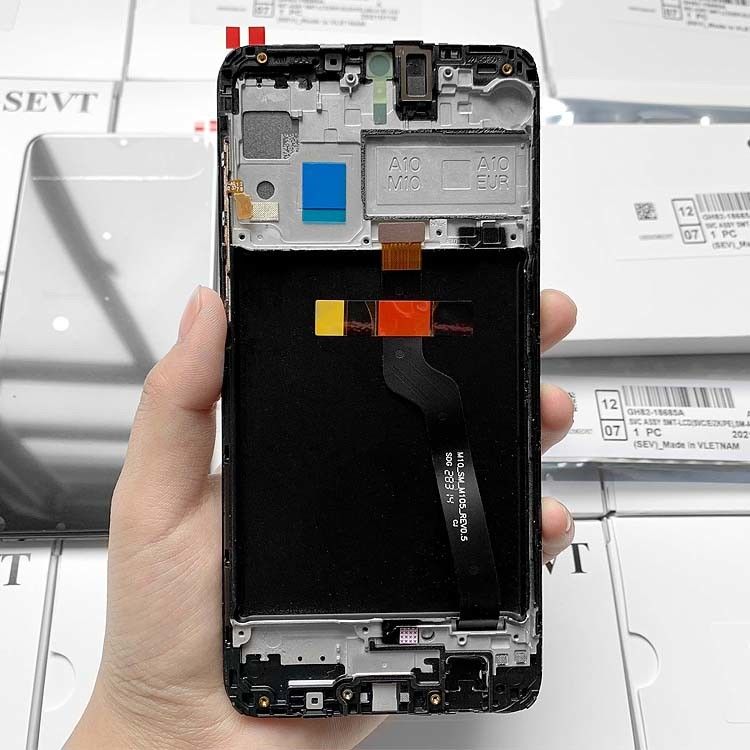 M10 Lcd With Frame Για  M10 Εικονική οθόνη αφής για κινητά τηλέφωνα  M105 Original Service Pack LCDS Pantalla