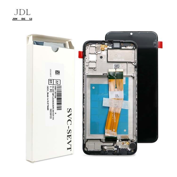 Εμπορικό A02S LCD lcd με πλαίσιο Για  A02S Εταιρική οθόνη αφής  A025 Service Pack LCDS παντελόνι