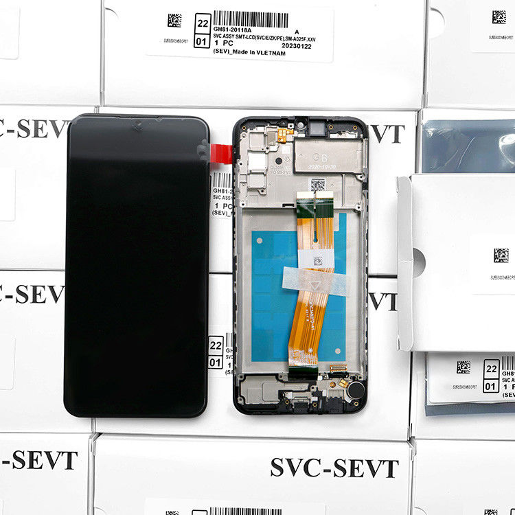 Εμπορικό A02S LCD lcd με πλαίσιο Για  A02S Εταιρική οθόνη αφής  A025 Service Pack LCDS παντελόνι