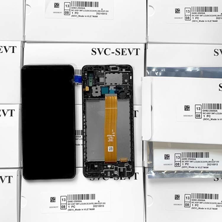 Εικονική οθόνη με πίνακα για  A022 Original Touch Screen Digitizer Pantalla  A02 Service Pack LCDS