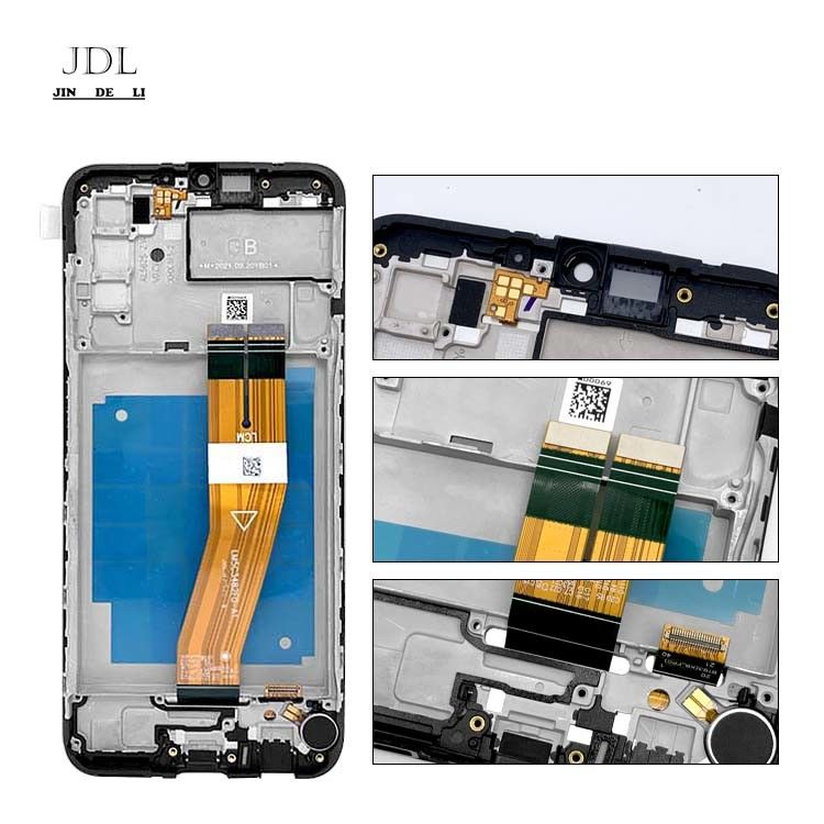 Αρχική συσκευή εξυπηρέτησης A03S LCD με πλαίσιο Για  a03s Εικονική οθόνη τηλεφώνου  A037 υψηλής ποιότητας Pantalla