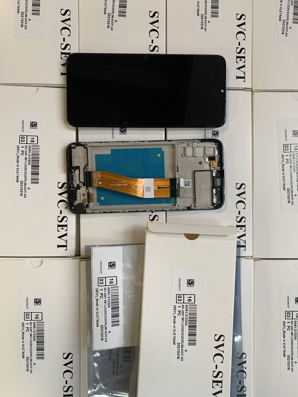 Αρχική συσκευή εξυπηρέτησης A03S LCD με πλαίσιο Για  a03s Εικονική οθόνη τηλεφώνου  A037 υψηλής ποιότητας Pantalla