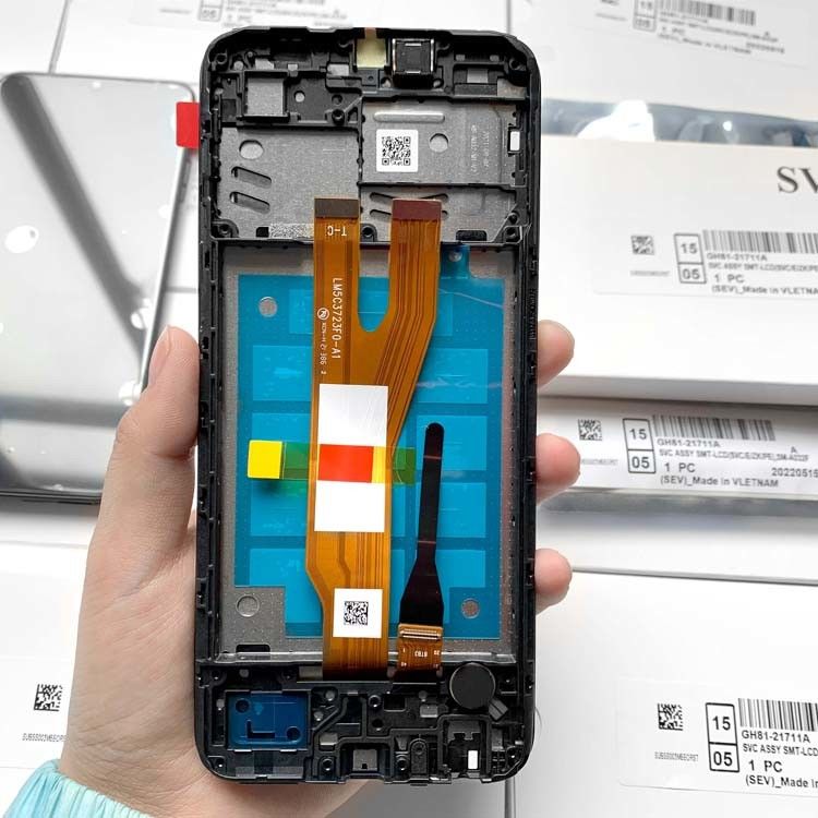Εικονική οθόνη LCD με πλαίσιο για  a03 Core Original Service Pack LCDS  A032 Mobile Pantalla