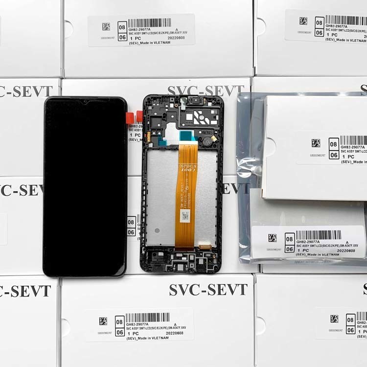 A04S LCD LCD με πλαίσιο Για  a04s Original Service Pack LCDS  A047 Εικονική οθόνη τηλεφώνου Pantalla