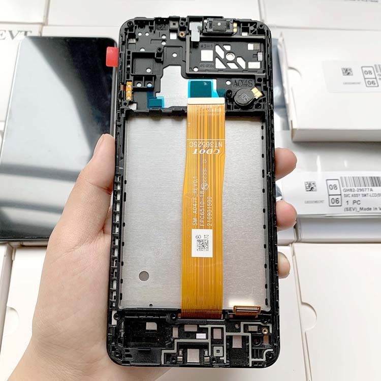 A04S LCD LCD με πλαίσιο Για  a04s Original Service Pack LCDS  A047 Εικονική οθόνη τηλεφώνου Pantalla