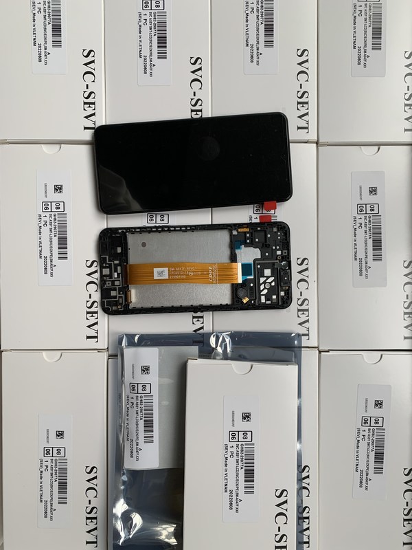 A04S LCD LCD με πλαίσιο Για  a04s Original Service Pack LCDS  A047 Εικονική οθόνη τηλεφώνου Pantalla