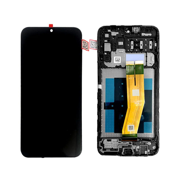 A14 4G LCD με πλαίσιο Για  A145P κινητό τηλέφωνο Αγγίξτε Pantalla  A145R Service Pack Εικονική οθόνη LCD