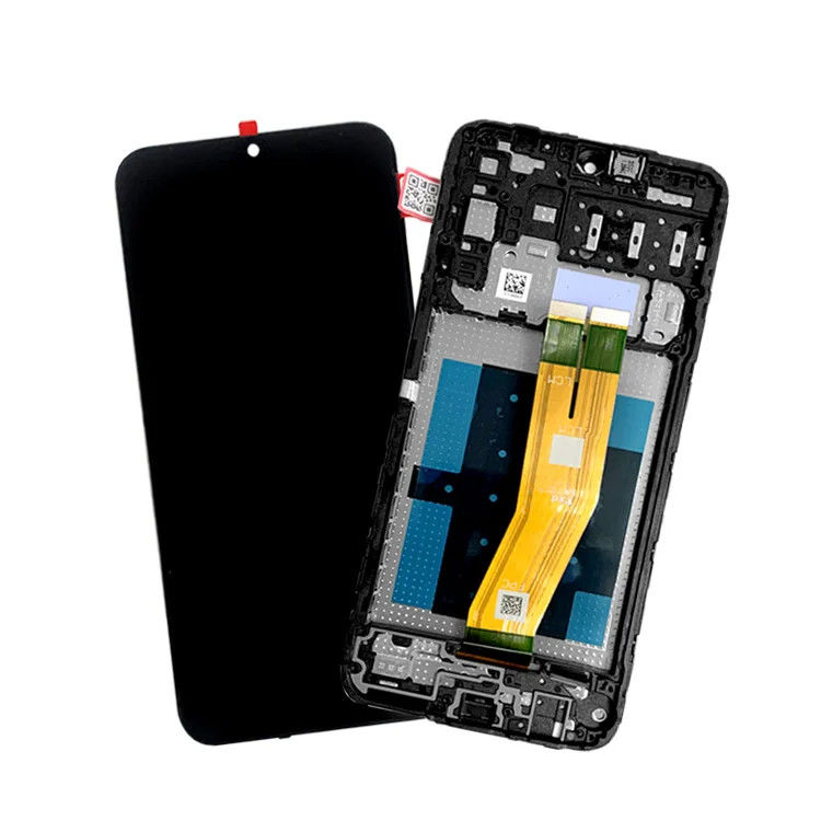 A14 4G LCD με πλαίσιο Για  A145P κινητό τηλέφωνο Αγγίξτε Pantalla  A145R Service Pack Εικονική οθόνη LCD