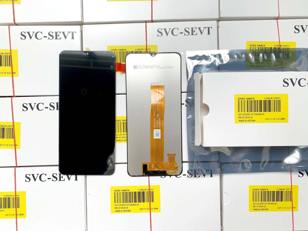 Μαύρο A12 LCD Αντικατάσταση κινητής οθόνης Μεταφορά από EMS FEDEX UPS DHL TNT