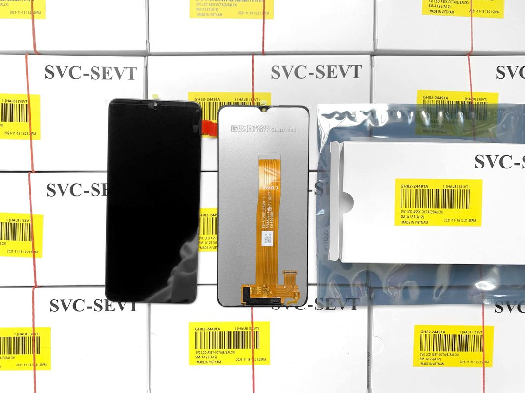 Μαύρο A12 LCD Αντικατάσταση κινητής οθόνης Μεταφορά από EMS FEDEX UPS DHL TNT