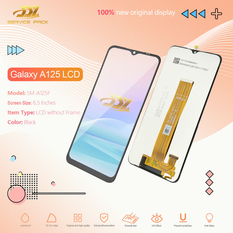 A125 LCD lcd Για  A12 Εικονική οθόνη τηλεφώνου  A125 Wholesale Original Service Pack LCDS Pantalla