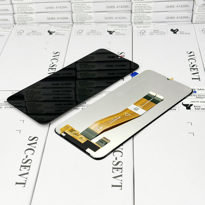 A03S / A037 TFT Ηχογράφηση LCD τηλεφώνου Αντικατάσταση χωρίς πλαίσιο Original Pack svc lcd spare part for mobile