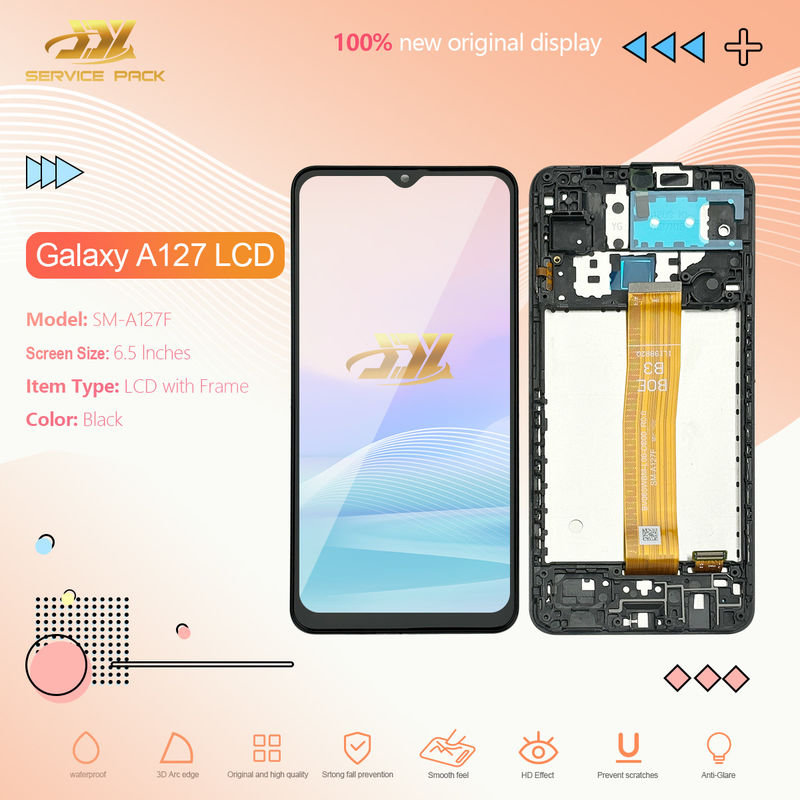 A127 lcd με πλαίσιο Για  a127 Original New Service Pack Κινητή οθόνη οθόνης  A12 Nacho Touch Pantalla
