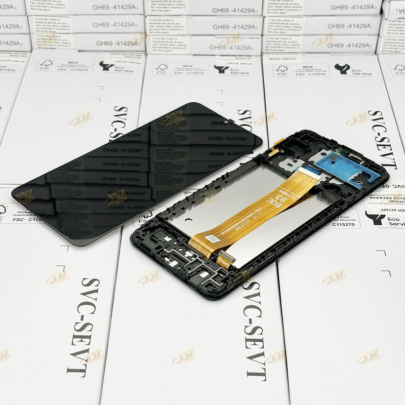 A127 lcd με πλαίσιο Για  a127 Original New Service Pack Κινητή οθόνη οθόνης  A12 Nacho Touch Pantalla