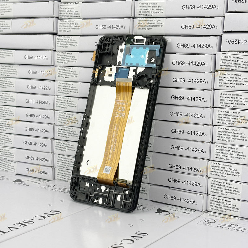 A127 lcd με πλαίσιο Για  a127 Original New Service Pack Κινητή οθόνη οθόνης  A12 Nacho Touch Pantalla