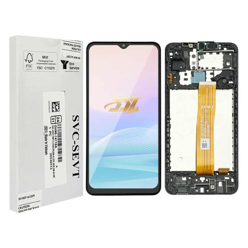A125 Original Lcd Panatlla With Frame Για το  a125 Πακέτο εξυπηρέτησης Εικονική οθόνη