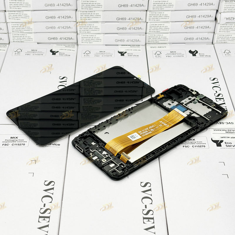 A125 Original Lcd Panatlla With Frame Για το  a125 Πακέτο εξυπηρέτησης Εικονική οθόνη