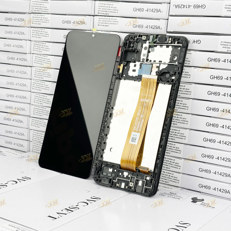 A125 Original Lcd Panatlla With Frame Για το  a125 Πακέτο εξυπηρέτησης Εικονική οθόνη